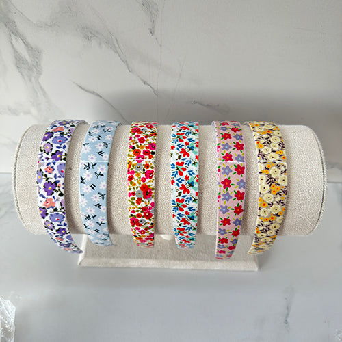 Printed Floral Headband - 1