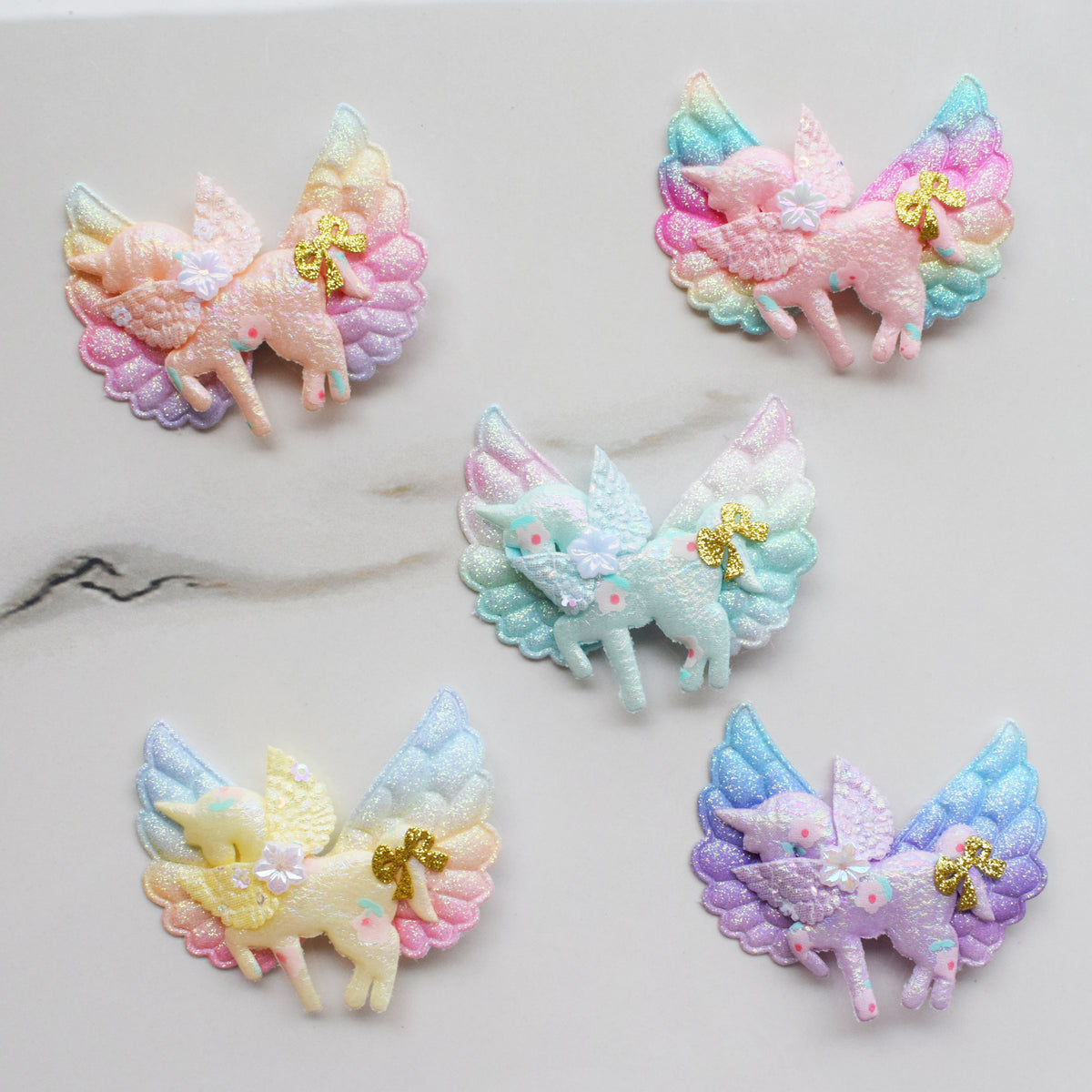 Unicorn Kids Shimmer Hairclips