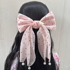 Bow Barrette-Dots