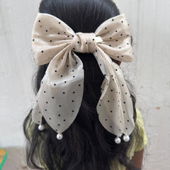 Bow Barrette-Dots