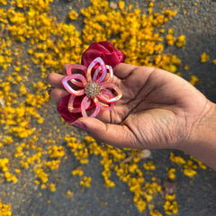 Flower Scrunchies