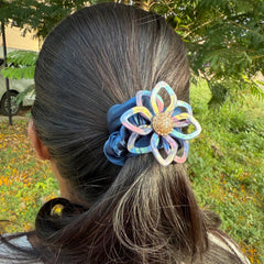 Flower Scrunchies