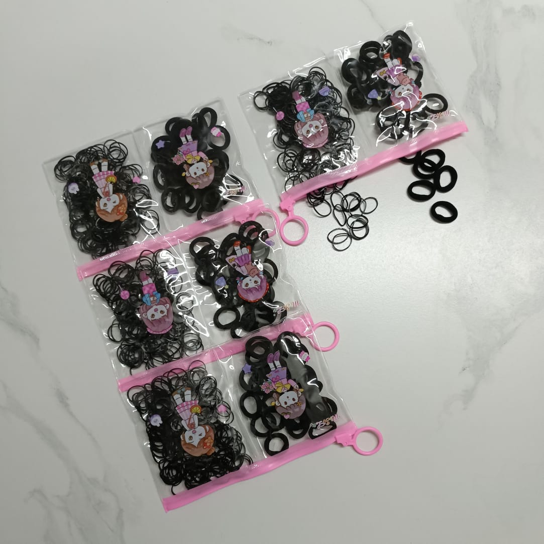 Black Combo Hairtie Pouch