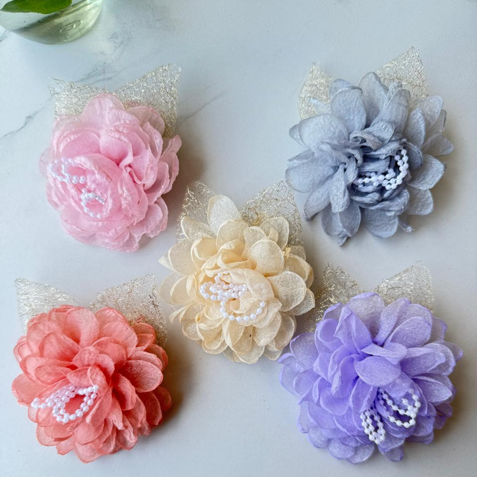 Flower Aligator Clips