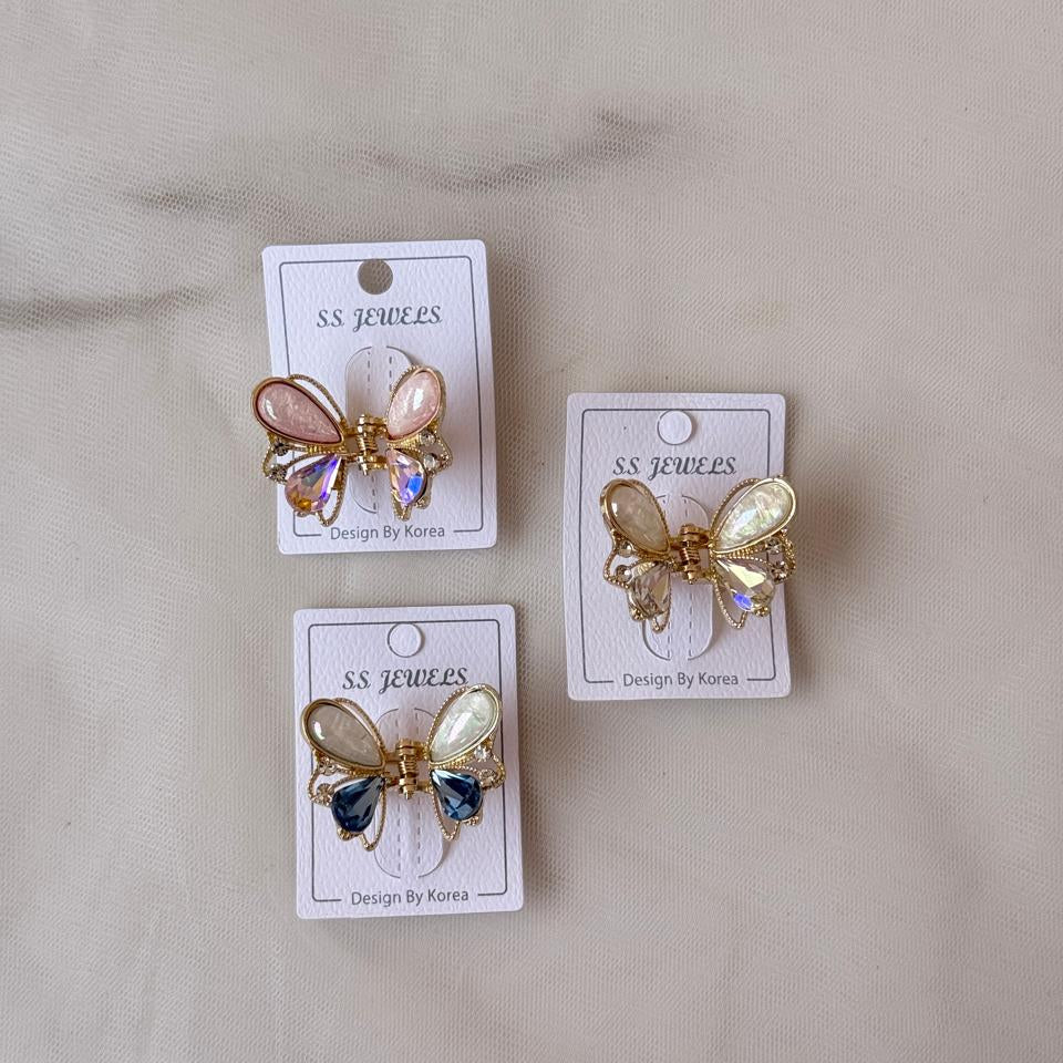 Enamel Butterfly Claw