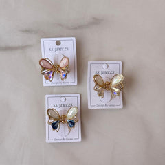Enamel Butterfly Claw