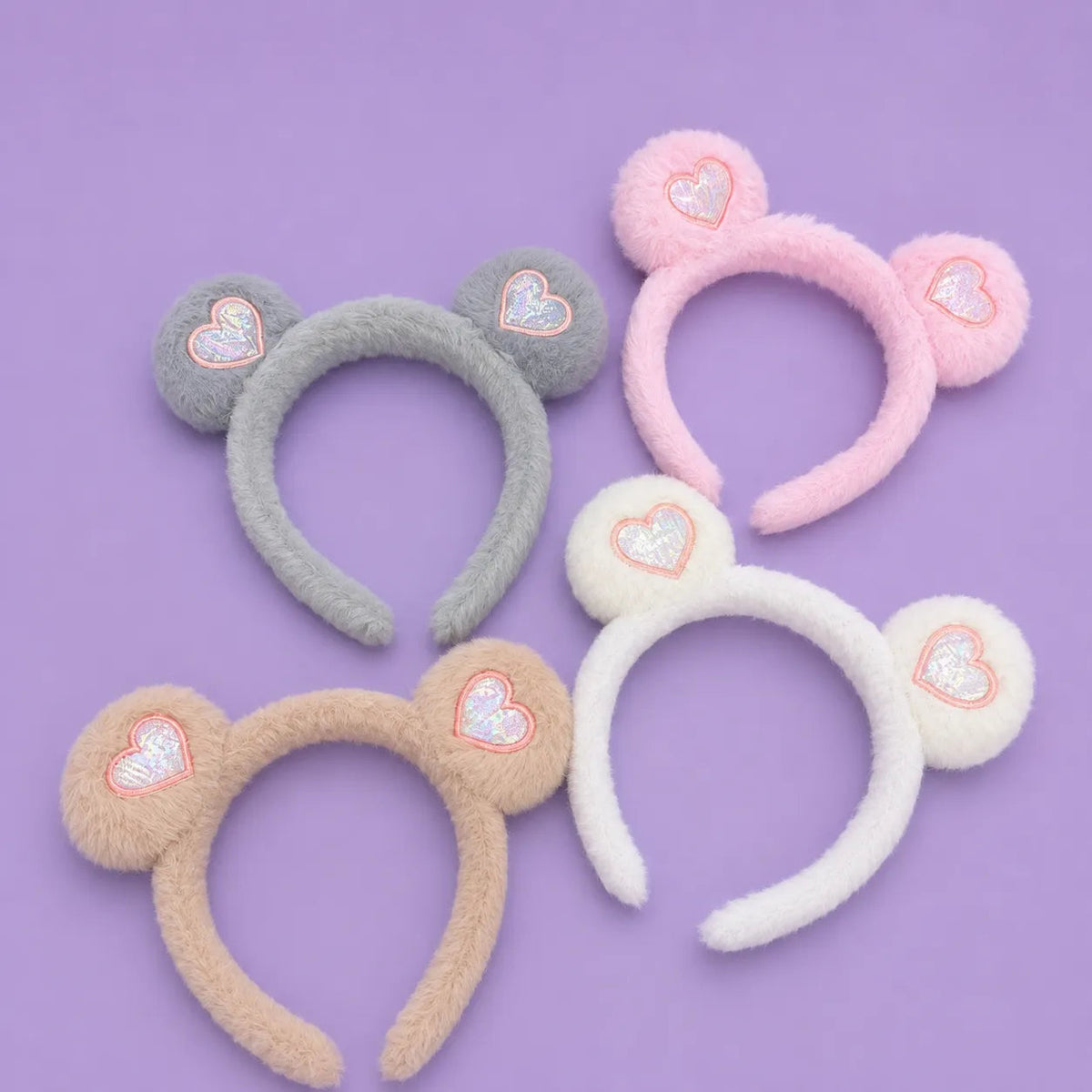 Heart Shaped Fur Headband