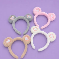 Heart Shaped Fur Headband