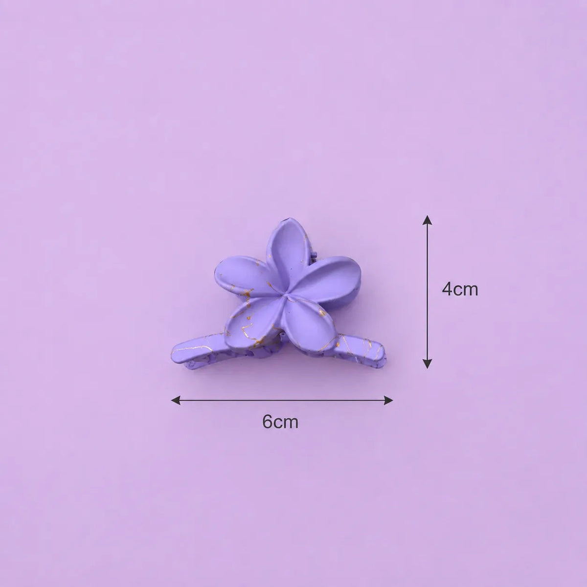 Flower Matt Hair Claw
