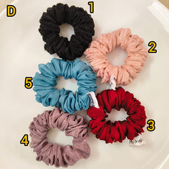 Organza Medium Printed Scrunchies