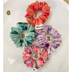 Organza Medium Printed Scrunchies