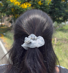 Flower Beads Scrunchies
