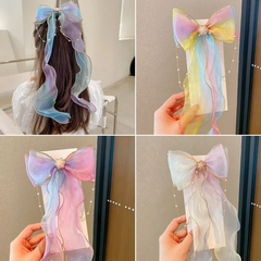 Organza Bow Clips - XL